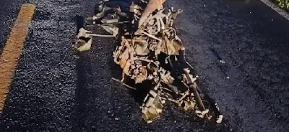 Colis�o frontal deixa uma v�tima fatal na Rodovia SP-193 em Eldorado